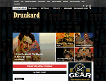 Tablet Screenshot of drunkard.com